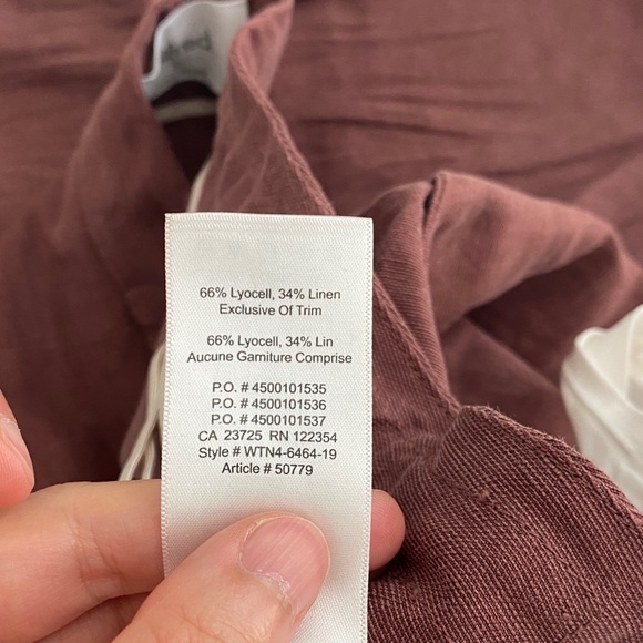 Aritzia wilfred allant rust pant sz 2 worn once - Picture 2 of 8